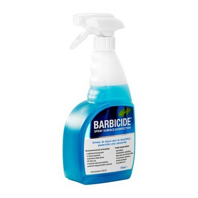 Oppervlaktedesinfectiespray Barbicide geurloos 750 ml voor professionele hygiënische werkplekken in salon en praktijk