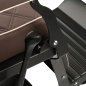 Barberstoel Carlos Classic bruin voor professioneel knippen, scheren en comfortabel salonwerk in de barbershop
