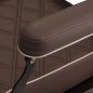 Barberstoel Carlos Classic bruin voor professioneel knippen, scheren en comfortabel salonwerk in de barbershop
