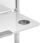 Professionele kappersconsole Gabbiano MI-03 voor salon, comfortabel en hygiënisch werken op een georganiseerde werkplek Professionele kappersconsole Gabbiano MI-03 voor salon, comfortabel en hygiënisch werken op een georganiseerde werkplek