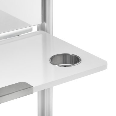 Professionele kappersconsole Gabbiano MI-03 voor salon, comfortabel en hygiënisch werken op een georganiseerde werkplek