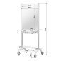 Professionele kappersconsole Gabbiano MI-03 voor salon, comfortabel en hygiënisch werken op een georganiseerde werkplek Professionele kappersconsole Gabbiano MI-03 voor salon, comfortabel en hygiënisch werken op een georganiseerde werkplek
