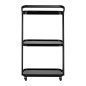 Professionele cosmetische trolley Pro Ink 6701 zwart voor georganiseerde salonwerkplekken en comfortabel specialistisch werk Professionele cosmetische trolley Pro Ink 6701 zwart voor georganiseerde salonwerkplekken en comfortabel specialistisch werk