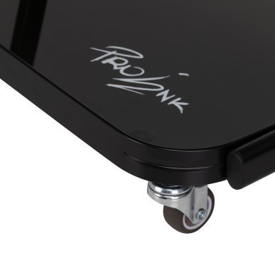 Professionele cosmetische trolley Pro Ink 6701 zwart voor georganiseerde salonwerkplekken en comfortabel specialistisch werk