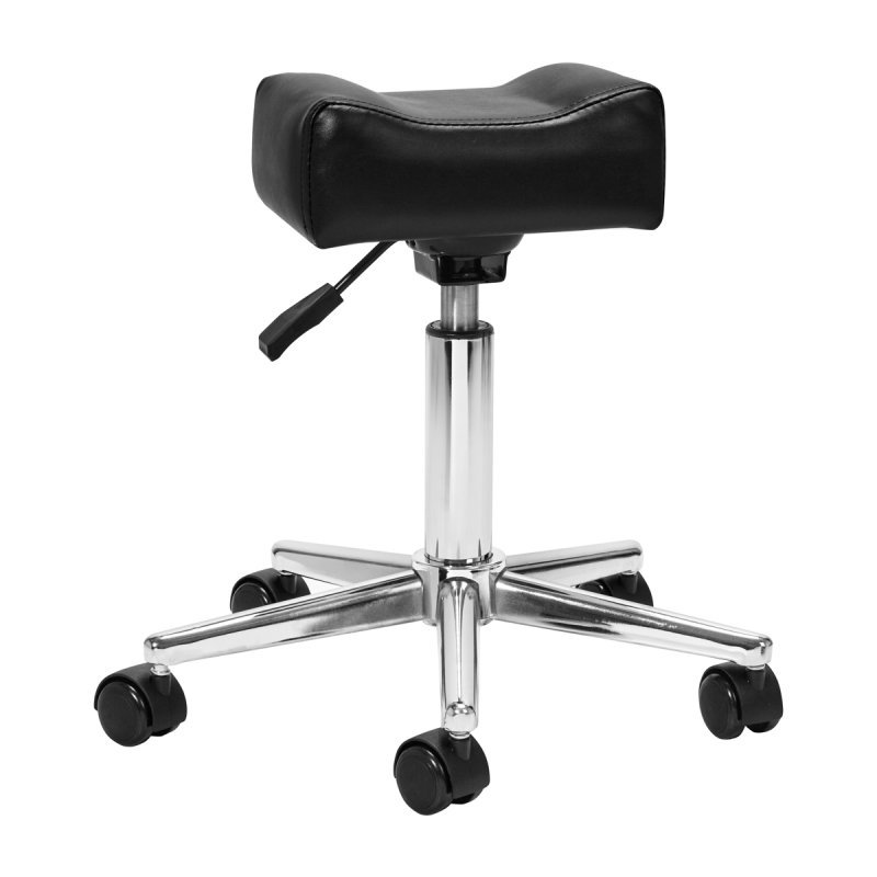 Mobiele pedicurevoetensteun Bell Sillon zwart voor professioneel salonwerk, comfort en een georganiseerde behandelruimte Mobiele pedicurevoetensteun Bell Sillon zwart voor professioneel salonwerk, comfort en een georganiseerde behandelruimte
