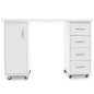 Desk 2027 white two cabinets
