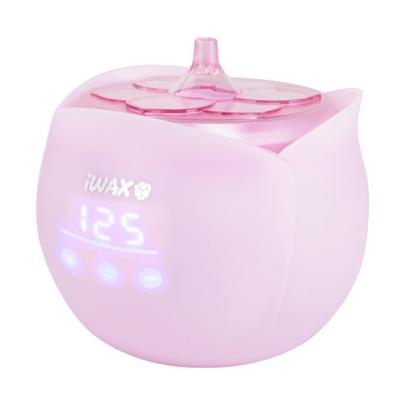 Professionele waxverwarmer iWax Flower roze voor waxontharing met gecontroleerde verwarming in de schoonheidssalon Professionele waxverwarmer iWax Flower roze voor waxontharing met gecontroleerde verwarming in de schoonheidssalon