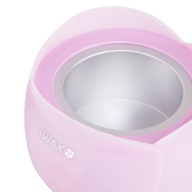 Professionele waxverwarmer iWax Flower roze voor waxontharing met gecontroleerde verwarming in de schoonheidssalon