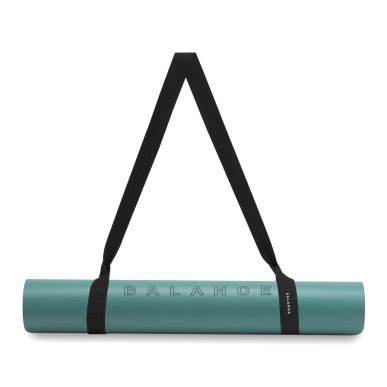 Yogamat Balance Yoga Mat mosterdgroen voor yoga, pilates en functionele training met comfortabele grip voor thuis en studio
