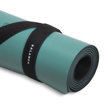 Yogamat Balance Yoga Mat mosterdgroen voor yoga, pilates en functionele training met comfortabele grip voor thuis en studio