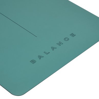 Yogamat Balance Yoga Mat mosterdgroen voor yoga, pilates en functionele training met comfortabele grip voor thuis en studio