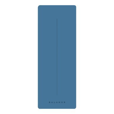 Yogamat Balance Yoga Mat donkerblauw voor yoga, pilates en functionele training met stabiele ondersteuning voor thuis en studio