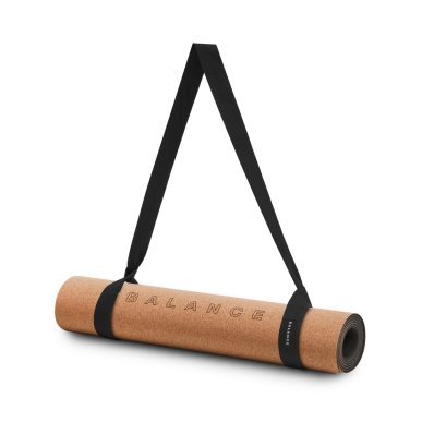 Yogamat Balance Yoga Mat van kurk en natuurrubber voor yoga, pilates en training met stabiele ondersteuning voor dagelijks