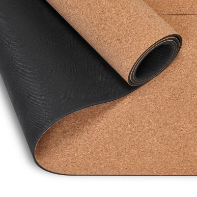 Yogamat Balance Yoga Mat van kurk en natuurrubber voor yoga, pilates en training met stabiele ondersteuning voor dagelijks