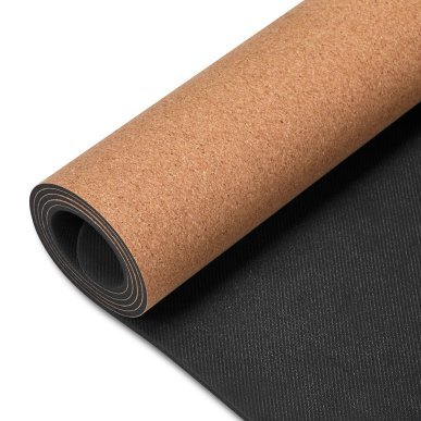 Yogamat Balance Yoga Mat van kurk en natuurrubber voor yoga, pilates en training met stabiele ondersteuning voor dagelijks