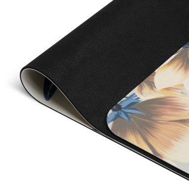 Yogamat Balance 1107 van natuurrubber en ecologisch PU met goede grip voor yoga, Pilates en functionele training
