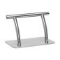 Hairdressing footstool L005S silver