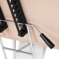 Cosmetische stoel Basic 202 met trays in roze voor professionele beautybehandelingen, cosmetologie en saloninrichting