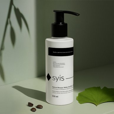 Oogcrème Syis Natural Beauty Wake-up Shot 150 ml voor frisse, gladde en egale huidverzorging in professionele salons