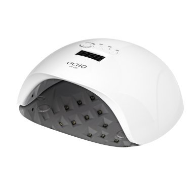 Professionele UV LED nagellamp OCHO NAILS X13 65W wit voor manicure en pedicure, snel uitharden met spiegelbodem