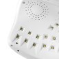 Professionele UV LED nagellamp OCHO NAILS X13 65W wit voor manicure en pedicure, snel uitharden met spiegelbodem