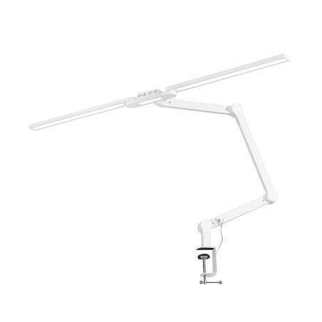 Professionele tafellamp Glow L04 wit met verstelbare LED-kop voor wimpers, nagels, make-up en cosmetologische behandelingen