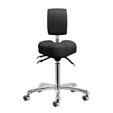 Professionele podologische voetsteun Giovanni 1005 zwart voor pedicure en podologische behandelingen in de salon