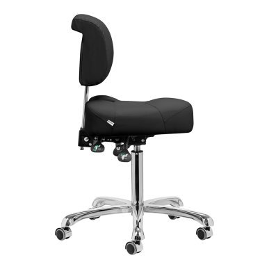 Professionele podologische voetsteun Giovanni 1005 zwart voor pedicure en podologische behandelingen in de salon