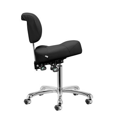 Professionele podologische voetsteun Giovanni 1005 zwart voor pedicure en podologische behandelingen in de salon