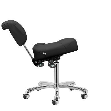 Professionele podologische voetsteun Giovanni 1005 zwart voor pedicure en podologische behandelingen in de salon