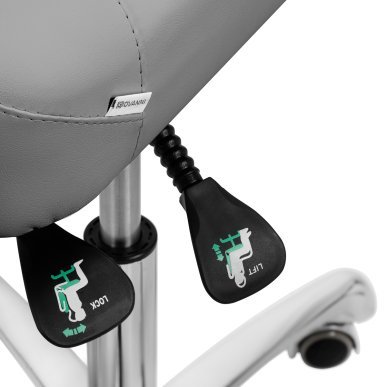 Podologietool Giovanni 1005 grijs voor professionele pedicure en podologische behandelingen met stabiele voetpositie