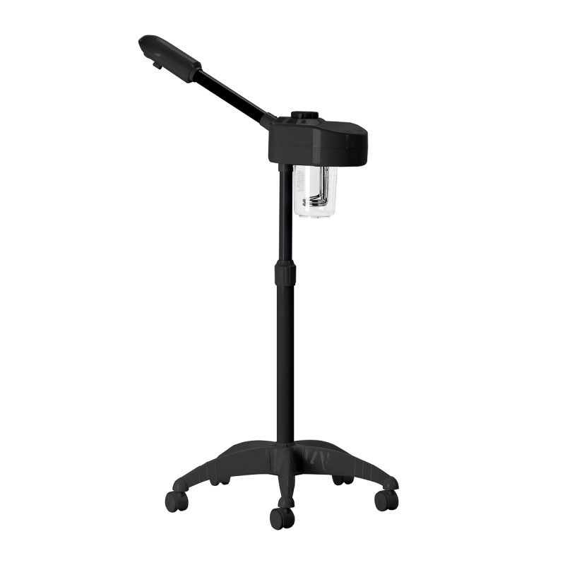 Professionele vapozon Giovanni D-09 zwart voor gezichtsreiniging en huidverzorging in schoonheidssalons en studio's