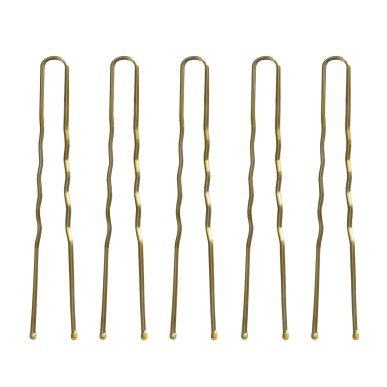 Kappersspelden E-57 goud 5,6 cm, 120 stuks voor professioneel gebruik, kapsalons en dagelijkse haarstyling