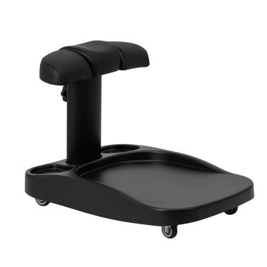 Pedicure trolley Azzurro voor voetbad en professioneel pedicuresalonwerk in zwart voor georganiseerde behandelingen