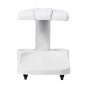 Pedicuretrolley Azzurro voor voetbad en pedicure, wit, professionele saloninrichting voor beauty- en podologiesalons Pedicuretrolley Azzurro voor voetbad en pedicure, wit, professionele saloninrichting voor beauty- en podologiesalons