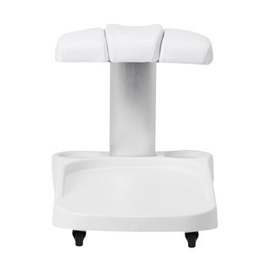 Pedicuretrolley Azzurro voor voetbad en pedicure, wit, professionele saloninrichting voor beauty- en podologiesalons