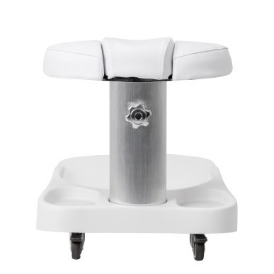 Pedicuretrolley Azzurro voor voetbad en pedicure, wit, professionele saloninrichting voor beauty- en podologiesalons