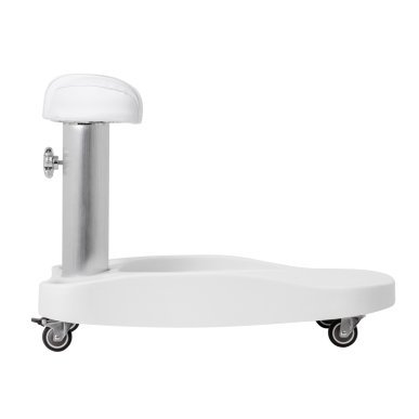 Pedicuretrolley Azzurro voor voetbad en pedicure, wit, professionele saloninrichting voor beauty- en podologiesalons