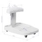 Pedicuretrolley Azzurro voor voetbad en pedicure, wit, professionele saloninrichting voor beauty- en podologiesalons Pedicuretrolley Azzurro voor voetbad en pedicure, wit, professionele saloninrichting voor beauty- en podologiesalons