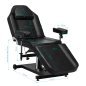 Professionele hydraulische tattoostoel PRO INK 322F zwart voor dagelijks salonwerk in tattoo, beauty en podologie Professionele hydraulische tattoostoel PRO INK 322F zwart voor dagelijks salonwerk in tattoo, beauty en podologie
