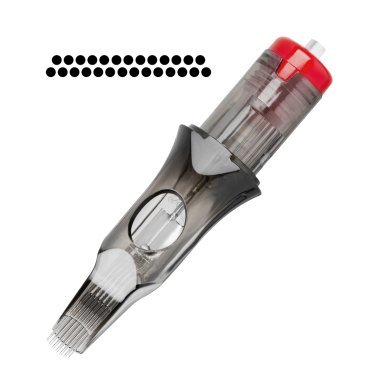 Tattoo cartridges EL CARTEL V2 0.30 27RM Long Taper voor tattoo werk met gecontroleerde pigmentstroom, 10 stuks