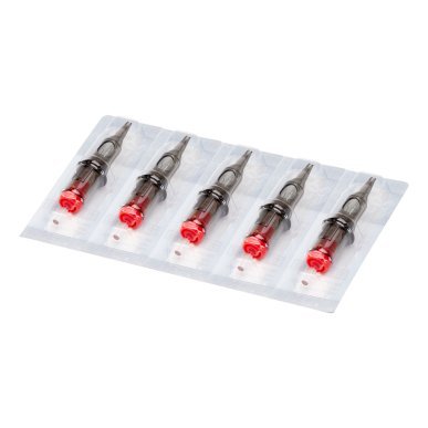 Tattoo cartridges EL CARTEL V2 0.30 27RM Long Taper voor tattoo werk met gecontroleerde pigmentstroom, 10 stuks