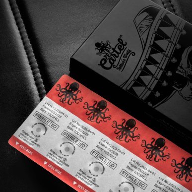Tattoo cartridges EL CARTEL V2 0.30 27RM Long Taper voor tattoo werk met gecontroleerde pigmentstroom, 10 stuks