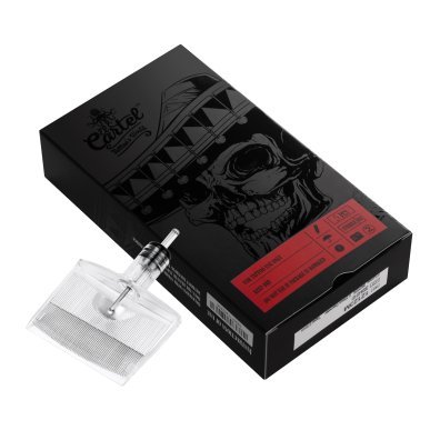 Tattoo cartridges EL CARTEL V2 0.35 123RM Short Taper voor professioneel tattoo werk, stabiele naaldvoering, 5 stuks