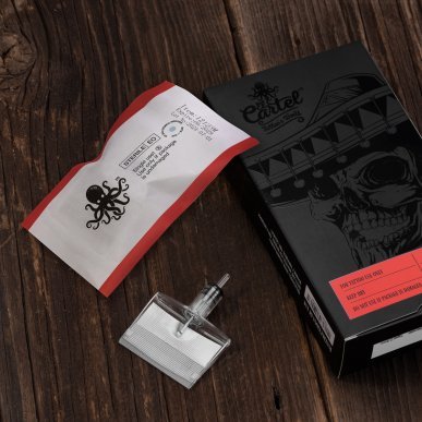 Tattoo cartridges EL CARTEL V2 0.35 123RM Short Taper voor professioneel tattoo werk, stabiele naaldvoering, 5 stuks