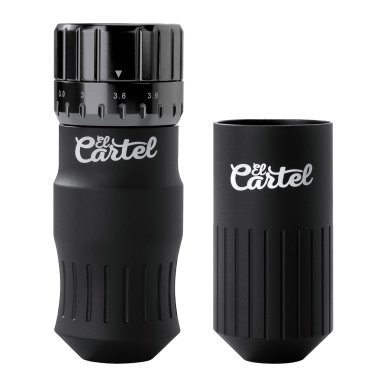 Professionele tattoo machine EL CARTEL VISPA zwart voor lijnen, details, shading en vulling bij professioneel studiogebruik