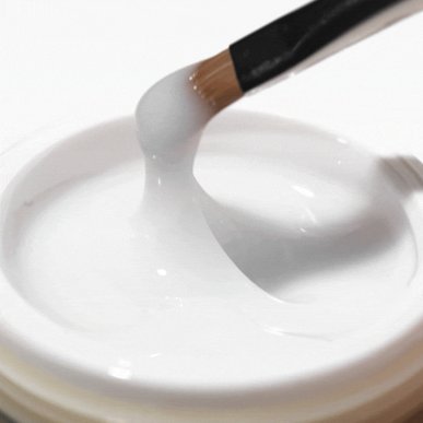 Builder gel OCHO NAILS wit 30 g voor professionele nagelopbouw, versteviging, gelmodellage en verlenging in de salon