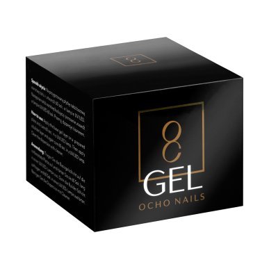 Builder gel OCHO NAILS sparkle roze 30 g voor professionele opbouw, versteviging en gelmodellage van kunstnagels