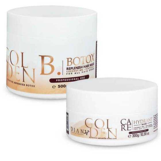 Btx Golden - Regenerating and Filling Hair Treatment set 500g + 300g