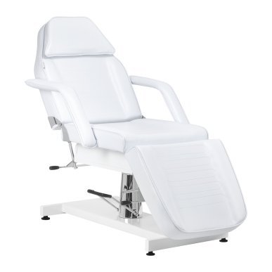 Professionele hydraulische cosmetische stoel Sillon V2 210 wit voor beauty- en nagelsalons, tattoo en podologie